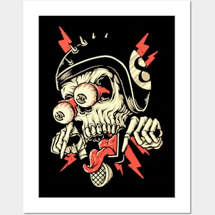 Devil Biker Posters and Art